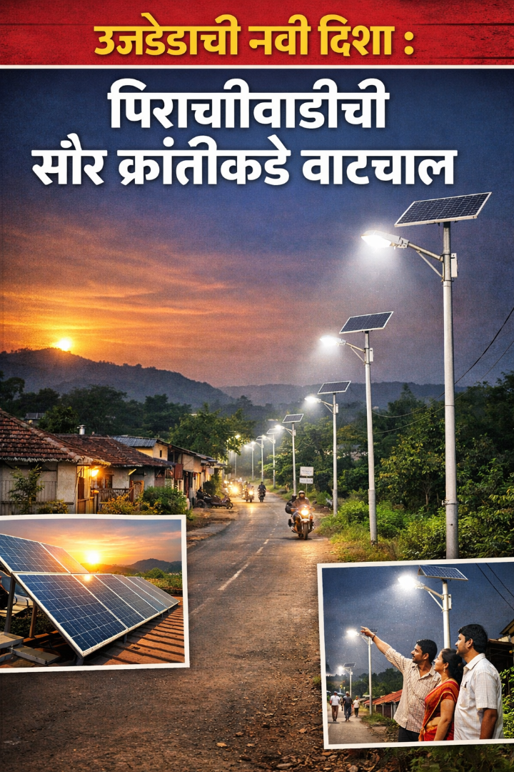 Solar-powered progress in Pirachiwadi